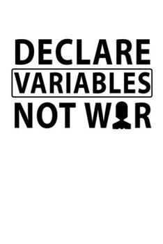 Paperback Notebook: Coder SQL variables War Nerd developers Gift 120 Pages, 6x9 Inches, Dot Grid Book