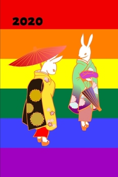 Paperback 2020: Agenda January to December - LGBT - Geishas Rabbit Japan Book