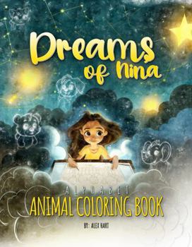 Paperback Dreams of Nina: Alphabet Animal Coloring Book