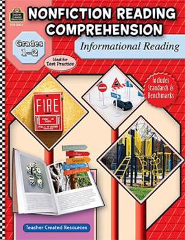 Paperback Nonfiction Reading Comprehension: Informational Reading, Grades 1-2 Book