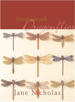 Hardcover Stumpwork Dragonflies Book
