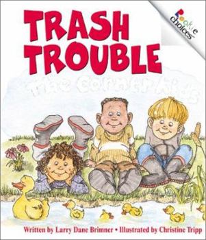 Library Binding Trash Trouble Book