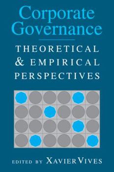 Paperback Corporate Governance: Theoretical and Empirical Perspectives Book