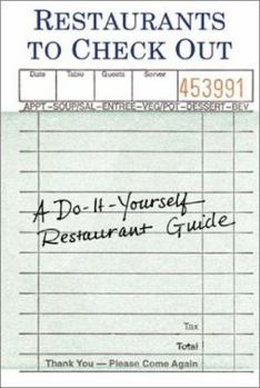 Hardcover Restaurants to Check Out: A Do-It-Yourself Restaurant Guide Book