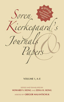 Journals and Notebooks, Vol 1: Journals AA-DD