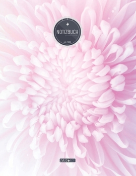 ZMUDACE Notizbuch Punktraster: in DIN A4 Softcover ZP113 Rosa Leben 156 leere gepunktete Seiten mit pers�nlichem Register + Seitenzahlen Zeichenbuch, Skizzenbuch, Dot Grid Notebook, Malbuch, Notizheft