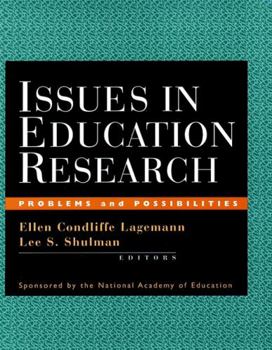 Paperback Issues in Education Research: Problems and Possibilities Book