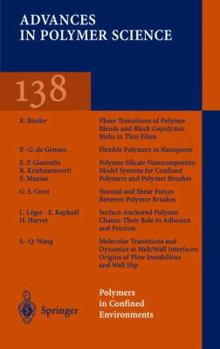Polymers in Confined Environments - Book #138 of the Advances in Polymer Science