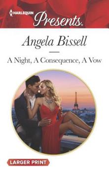 Mass Market Paperback A Night, a Consequence, a Vow [Large Print] Book