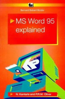 Paperback MS Word 95 Explained (BP) Book