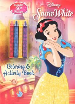 Paperback Disney: Snow White Coloring with Crayons Book