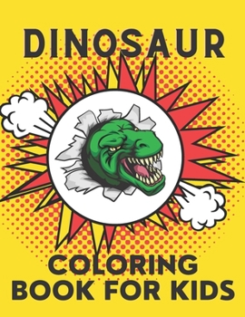 Paperback dinosaur coloring book for kids Book