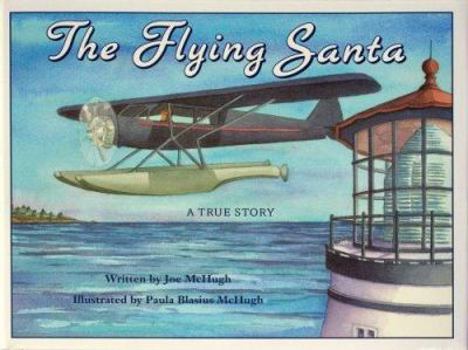 Hardcover The Flying Santa: A True Story Book
