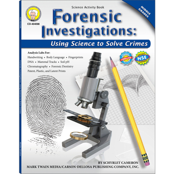 Paperback Forensic Investigations, Grades 6 - 8: Using Science to Solve Crimes Book