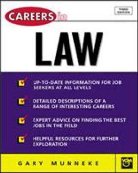 Paperback Careers in Law Book
