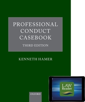 Hardcover Professional Conduct Casebook: Digital Pack [With DVD] Book