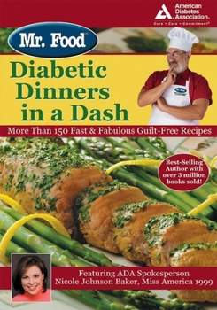 Paperback Mr. Food: Diabetic Dinners in a Dash Book