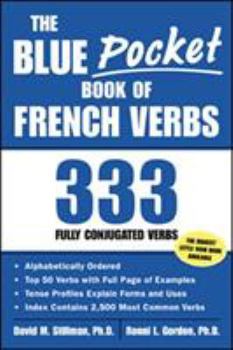Paperback The Blue Pocket Book of French Verbs: 333 Fully Conjugated Verbs Book