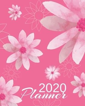 Paperback 2020 Planner: Weekly Planner for pink flower lovers; Appreciation gift for employees Book