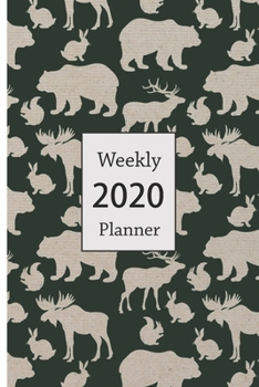 2020 Weekly Planner: Woodland 6 x 9 inch 150 Pages Year Months Weeks Calendar, Schedule, and Organizer plus Dot Grid Pages (January 2020 - December 2020) (Woodland Planners)