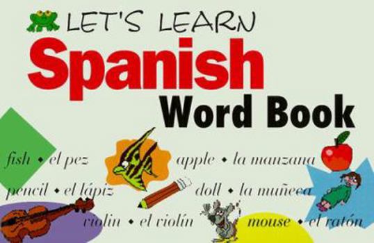 Paperback Let's Learn Spanish Word Book