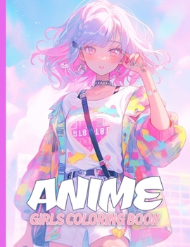 Paperback Anime Girls Coloring Book: 50 Kawaii Anime Girls to Color Book