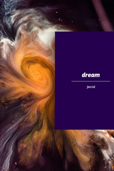 Paperback Astronomy Space Nebula 6x9 Dream Journal, 90 Page Blank Lined Notebook Book