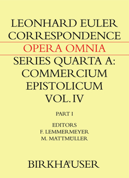 Hardcover Correspondence of Leonhard Euler with Christian Goldbach: Volume 1 Book