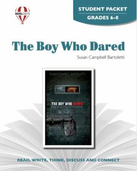 Paperback The Boy Who Dared - Student Packet by Novel Units Book