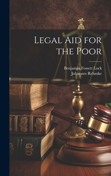 Hardcover Legal Aid for the Poor Book