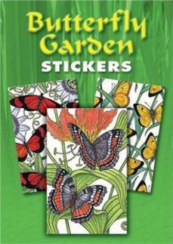 Paperback Butterfly Garden Stickers [With 36 Stickers, 9 Different Designs] Book