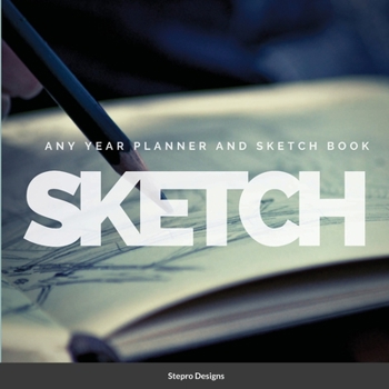 Paperback SKETCH Any Year Planner and Sketch book