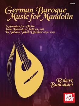 Paperback German Baroque Music for Mandolin Book