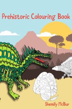 Hardcover Prehistoric Colouring Book