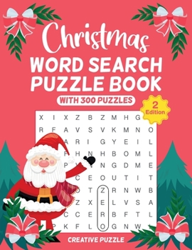 Paperback CHRISTMAS WORD SEARCH PUZZLE BOOK 2 Edition: With 300 Puzzles Book