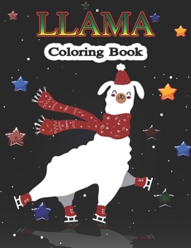 Paperback Llama Coloring Book: A Cute Llama Coloring Pages for Kids and Llama Lovers. Book