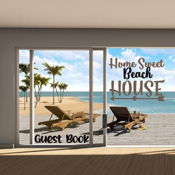 Paperback Home Sweet Beach House-Guest Book