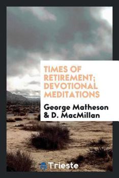 Paperback Times of Retirement; Devotional Meditations Book