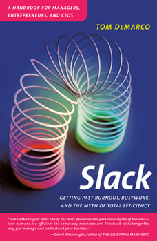 Paperback Slack: Getting Past Burnout, Busywork, and the Myth of Total Efficiency Book