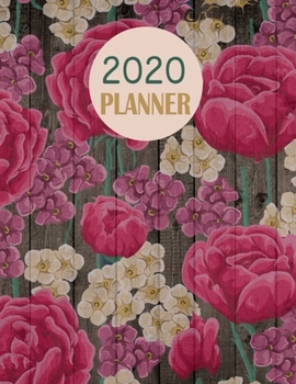 2020 Planner: The Vintage Wood Flower Theme Mix and Match Weekly Planner
