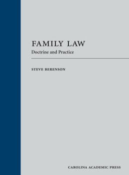 Hardcover Family Law: Doctrine and Practice Book