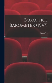 Hardcover Boxoffice Barometer (1947) Book