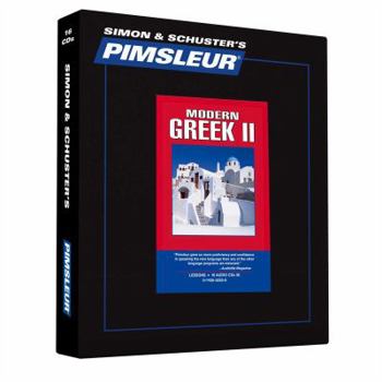 Audio CD Pimsleur Greek (Modern) Level 2 CD: Learn to Speak and Understand Modern Greek with Pimsleur Language Programs Book