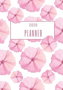 Paperback 2020 Planner: Weekly/Monthly Planner January 2020-December 2020, 7" x 10" Executive Style, Calendar + Organizer Diary w/Notes Book