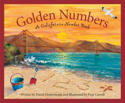 Hardcover Golden Numbers: A Calfornia Number Book