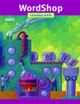 Paperback Wordshop: Level G: A Vocabulary Tool Kit Book