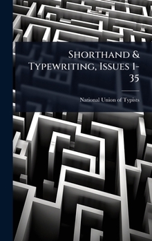 Hardcover Shorthand & Typewriting, Issues 1-35 Book