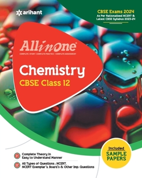 Paperback All In One Class 12th Chemistry for CBSE Exam 2024 Book