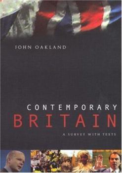 Paperback Contemporary Britain: A Survey With Texts Book