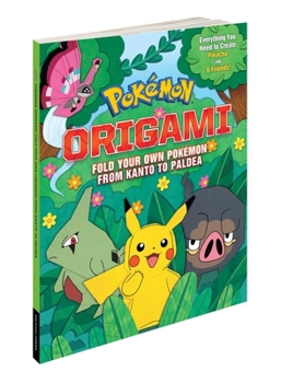 Paperback Pokémon Origami: Fold Your Own Pokémon from Kanto to Paldea: One Pokémon from Every Region! Book